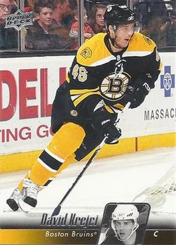 #184 David Krejci - Boston Bruins - 2010-11 Upper Deck Hockey