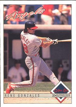 #184 Rene Gonzales - California Angels - 1993 O-Pee-Chee Baseball