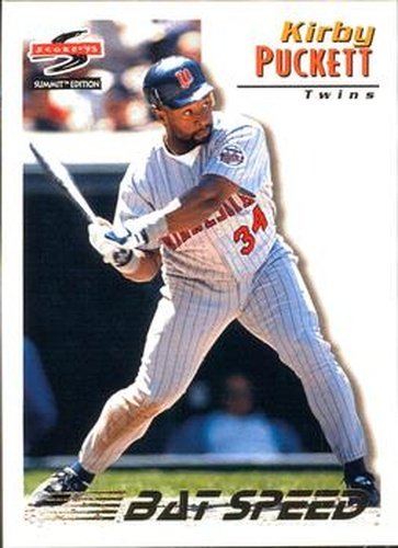 #184 Kirby Puckett - Minnesota Twins - 1995 Summit Baseball