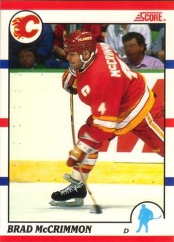 #184 Brad McCrimmon - Calgary Flames - 1990-91 Score Canadian Hockey