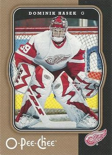 #184 Dominik Hasek - Detroit Red Wings - 2007-08 O-Pee-Chee Hockey