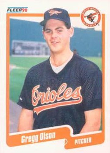 #184 Gregg Olson - Baltimore Orioles - 1990 Fleer USA Baseball