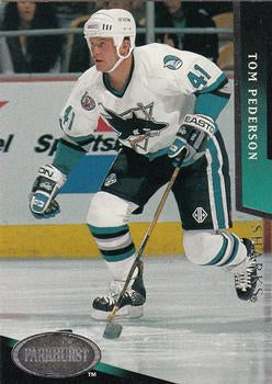 #184 Tom Pederson - San Jose Sharks - 1993-94 Parkhurst Hockey