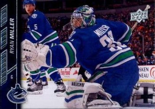 #184 Ryan Miller - Vancouver Canucks - 2015-16 Upper Deck Hockey