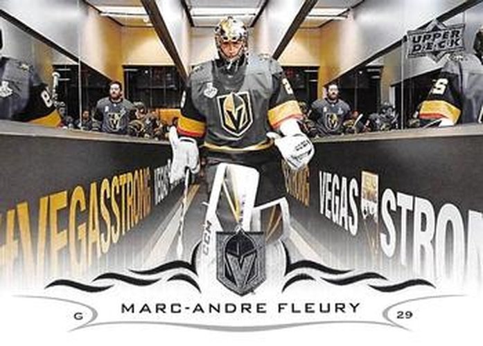 #184 Marc-Andre Fleury - Vegas Golden Knights - 2018-19 Upper Deck Hockey