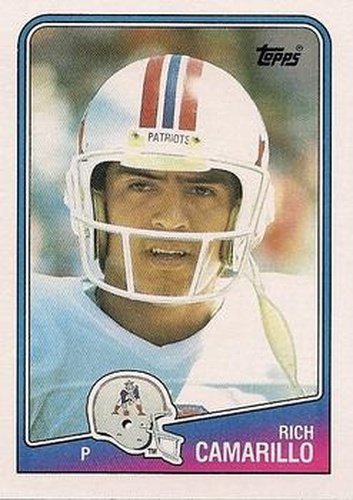 #184 Rich Camarillo - New England Patriots - 1988 Topps Football