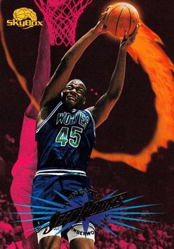 #184 Sean Rooks - Minnesota Timberwolves - 1995-96 SkyBox Premium Basketball