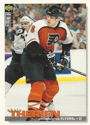 #184 Chris Therien - Philadelphia Flyers - 1995-96 Collector's Choice Hockey