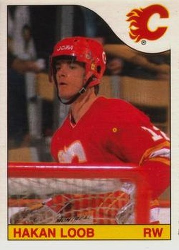 #184 Hakan Loob - Calgary Flames - 1985-86 O-Pee-Chee Hockey