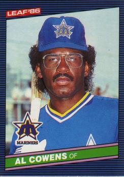 #184 Al Cowens - Seattle Mariners - 1986 Leaf Baseball