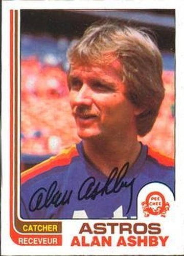 #184 Alan Ashby - Houston Astros - 1982 O-Pee-Chee Baseball