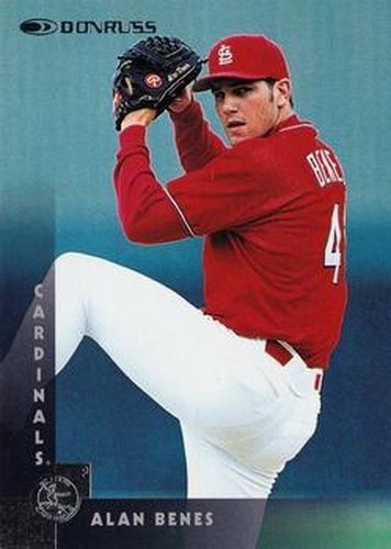 #184 Alan Benes - St. Louis Cardinals - 1997 Donruss Baseball