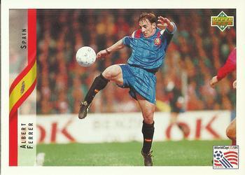 #184 Albert Ferrer - Spain - 1994 Upper Deck World Cup Contenders English/Spanish Soccer