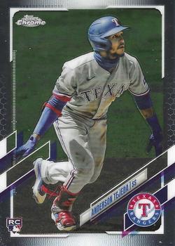 #184 Anderson Tejeda - Texas Rangers - 2021 Topps Chrome Baseball