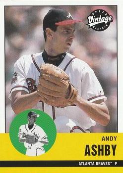 #184 Andy Ashby - Atlanta Braves - 2001 Upper Deck Vintage Baseball