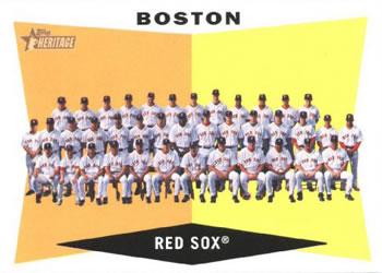 #184 Boston Red Sox - Boston Red Sox - 2009 Topps Heritage Baseball