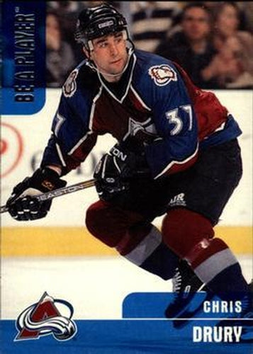 #184 Chris Drury - Colorado Avalanche - 1999-00 Be a Player Memorabilia Hockey