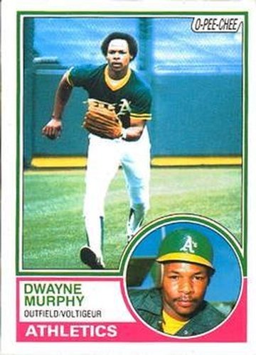 #184 Dwayne Murphy - Oakland Athletics - 1983 O-Pee-Chee Baseball