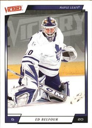 #184 Ed Belfour - Toronto Maple Leafs - 2006-07 Upper Deck Victory Hockey