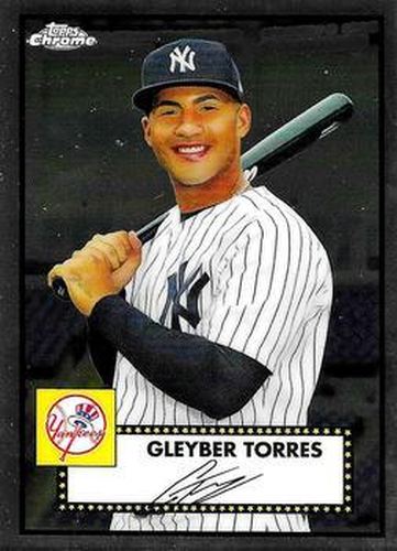 #184 Gleyber Torres - New York Yankees - 2021 Topps Chrome Platinum Anniversary Baseball