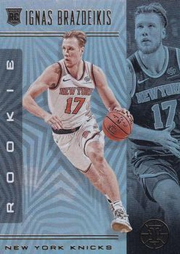 #184 Ignas Brazdeikis - New York Knicks - 2019-20 Panini Illusions Basketball