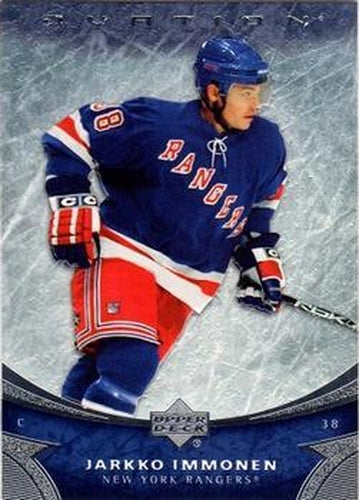 #184 Jarkko Immonen - New York Rangers - 2006-07 Upper Deck Ovation Hockey