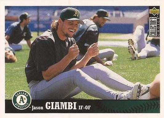 #184 Jason Giambi - Oakland Athletics - 1997 Collector's Choice Baseball