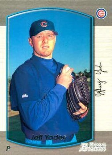 #184 Jeff Yoder - Chicago Cubs - 2000 Bowman Baseball