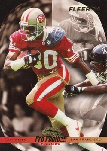#184 Jerry Rice - San Francisco 49ers - 1996 Fleer Football