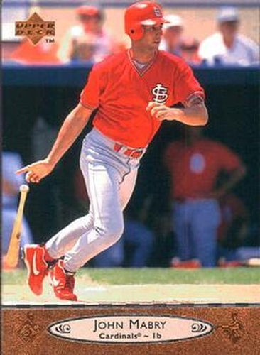 #184 John Mabry - St. Louis Cardinals - 1996 Upper Deck Baseball