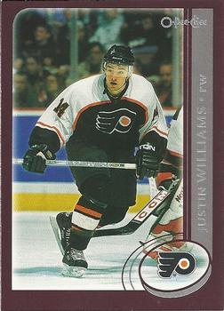 #184 Justin Williams - Philadelphia Flyers - 2002-03 O-Pee-Chee Hockey