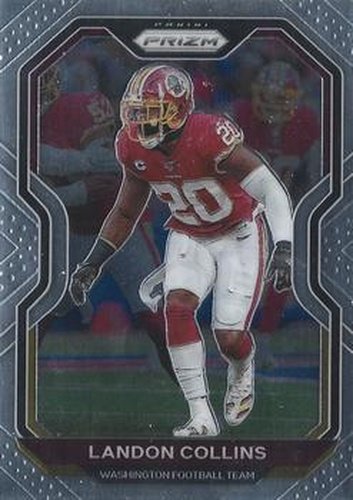 #184 Landon Collins - Washington Football Team - 2020 Panini Prizm Football