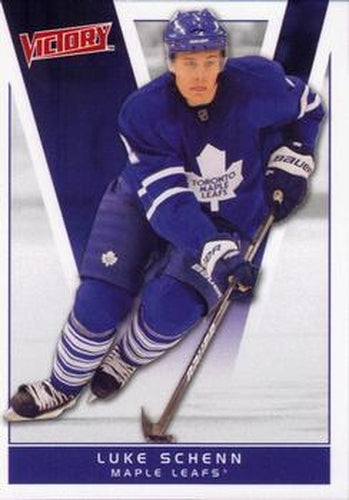 #184 Luke Schenn - Toronto Maple Leafs - 2010-11 Upper Deck Victory Hockey
