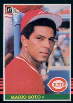 #184 Mario Soto - Cincinnati Reds - 1985 Donruss Baseball