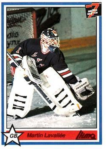 #184 Martin Lavallee - St-Jean Lynx - 1990-91 7th Inning Sketch QMJHL Hockey