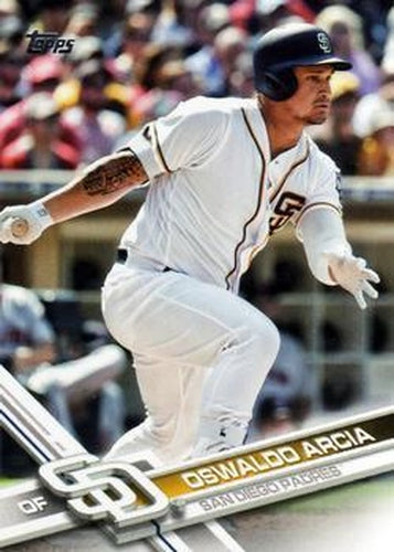 #184 Oswaldo Arcia - San Diego Padres - 2017 Topps Baseball