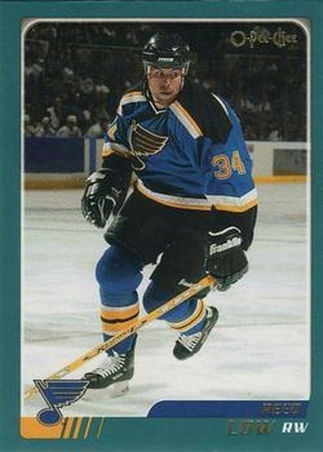 #184 Reed Low - St. Louis Blues - 2003-04 O-Pee-Chee Hockey