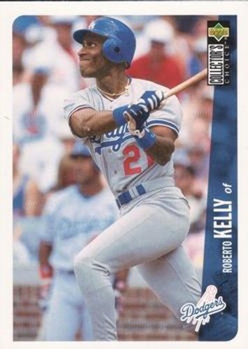 #184 Roberto Kelly - Los Angeles Dodgers - 1996 Collector's Choice Baseball