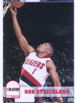 #184 Rod Strickland - Portland Trail Blazers - 1993-94 Hoops Basketball