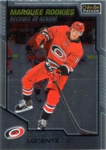 #184 Steven Lorentz - Carolina Hurricanes - 2020-21 O-Pee-Chee Platinum Hockey