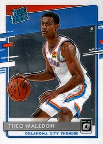 #184 Theo Maledon - Oklahoma City Thunder - 2020-21 Donruss Optic Basketball