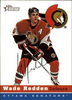 #184 Wade Redden - Ottawa Senators - 2000-01 Topps Heritage Hockey