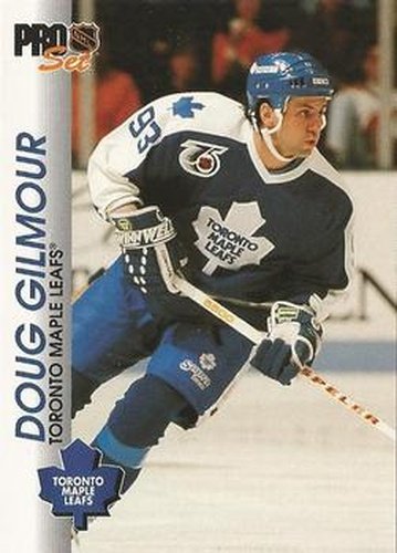#184 Doug Gilmour - Toronto Maple Leafs - 1992-93 Pro Set Hockey