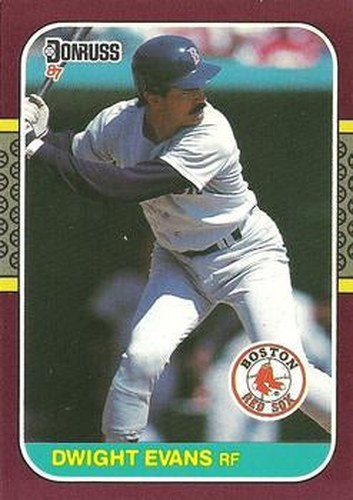 #184 Dwight Evans - Boston Red Sox - 1987 Donruss Opening Day Baseball