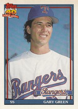 #184 Gary Green - Texas Rangers - 1991 O-Pee-Chee Baseball