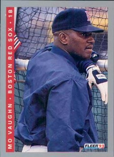 #184 Mo Vaughn - Boston Red Sox - 1993 Fleer Baseball