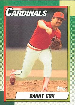 #184 Danny Cox - St. Louis Cardinals - 1990 O-Pee-Chee Baseball