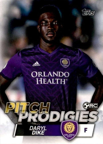 #184 Daryl Dike - Orlando City SC - 2020 Topps MLS Soccer