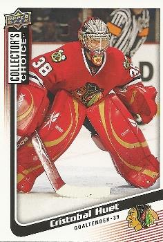 #184 Cristobal Huet - Chicago Blackhawks - 2009-10 Collector's Choice Hockey