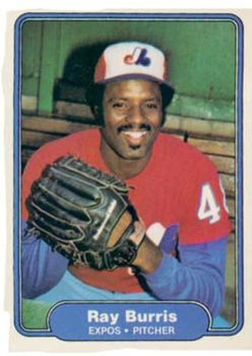 #184 Ray Burris - Montreal Expos - 1982 Fleer Baseball